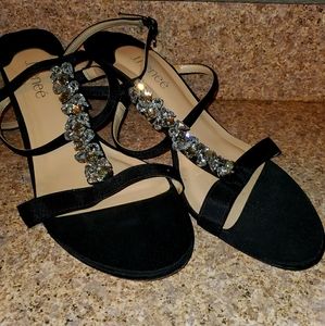 J. Renee Kitten Heel Dress Sandals